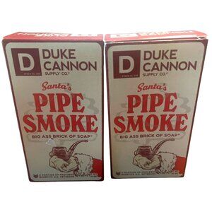 Duke Cannon‎ Santas Pipe Smoke Big A** Brick Of Soap 2 pack